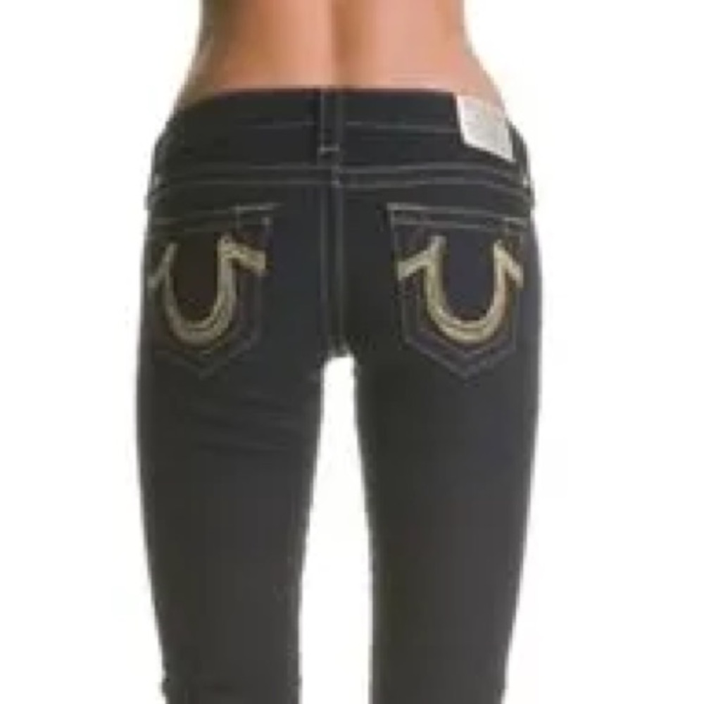 True Religion Johnny Chainball straight leg jeans